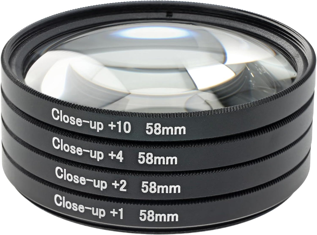 ayex Close up Makro Linsen Set 52mm 4 teilig +1 +2 +4 +10, 52mm