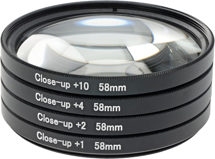 ayex Close up Makro Linsen Set 52mm 4 teilig +1 +2 +4 +10, 52mm