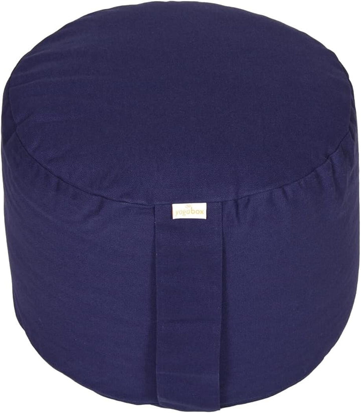 Yogabox Hochwertiges Meditationskissen Rondo Big - Yogakissen extra hoch Bezug und Innenkissen 100%