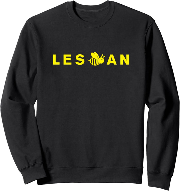 Lesbian Bee Cute Funny LGBTQ Gay Pride Flag Stuff Aesthetic Sweatshirt