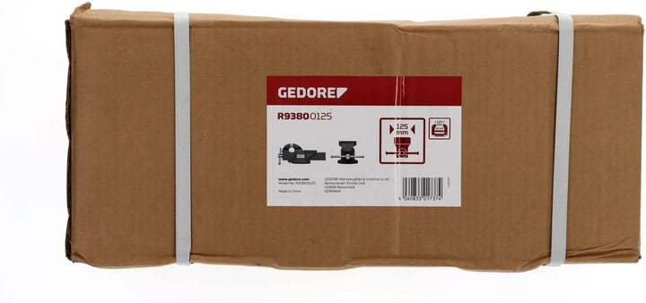GEDORE red Parallel-Schraubstock mit Amboss, starr, nach vorn öffnend, zentrisch, Backenbreite 125 m