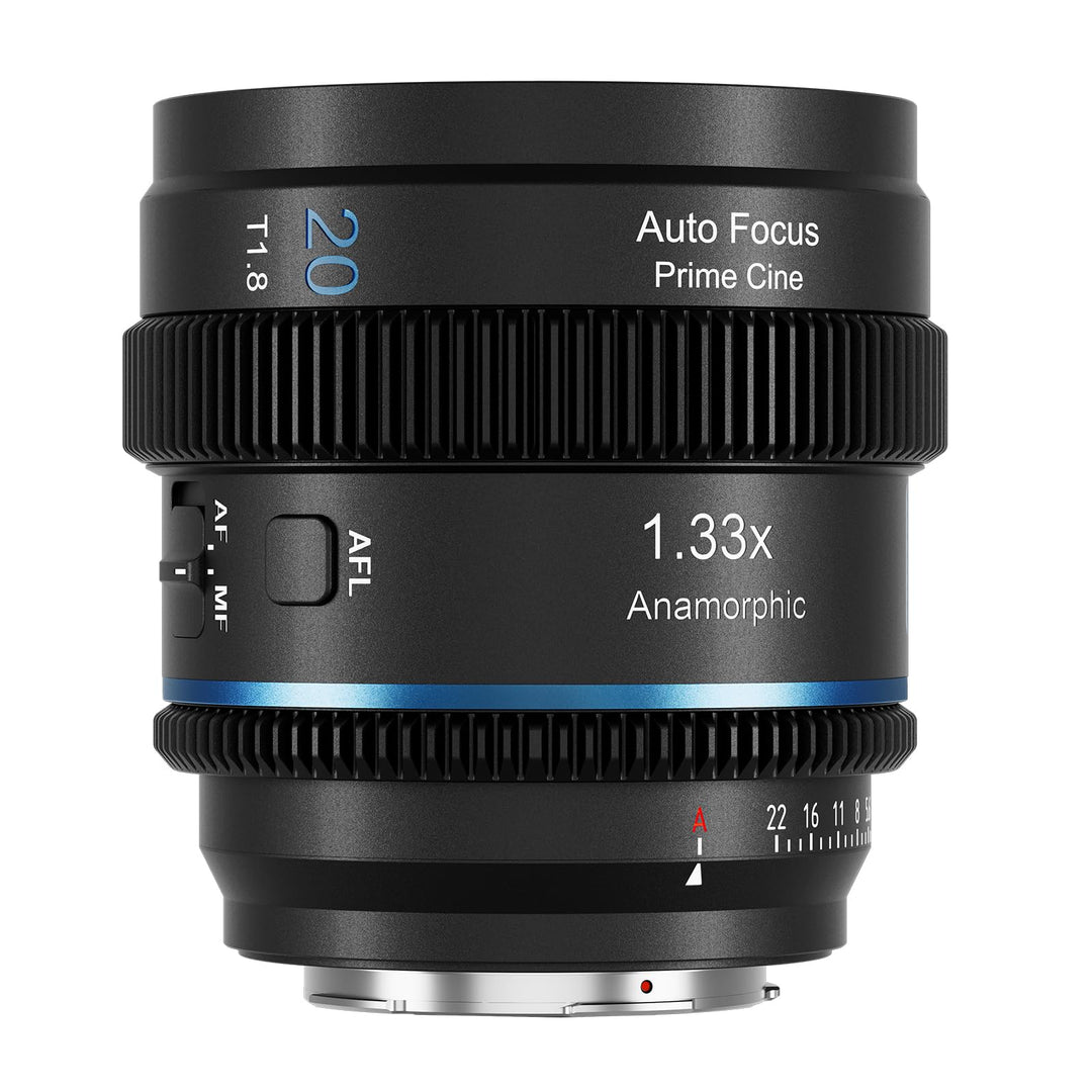SIRUI 20mm T1.8 1.33x Anamorphisches Objektiv, S35 Autofokus-Objektiv für Z-Mount Kameras – kompatib