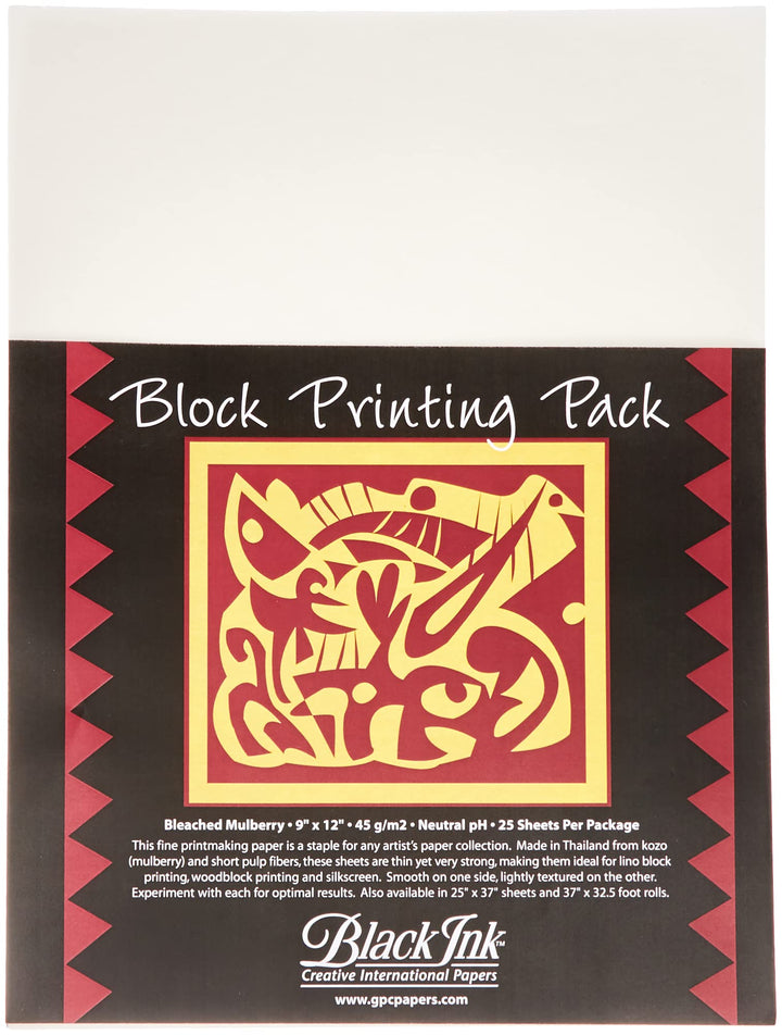 Produkte von Block Drucken Graphic, schwarz, weiss, 12 x 9 cm 25 kg