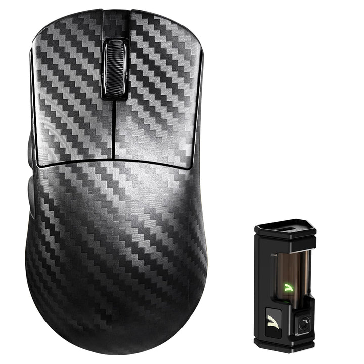 MAMBASNAKE x Attack Shark R11 Ultra Carbon Fiber Wireless Gaming Mouse, 8000Hz, 49g Superlight, 4200