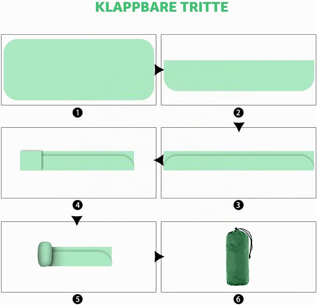 Isomatte Camping Outdoor Ultraleicht Camping Isomatte Aufblasbare, wasserdichte Faltbar Luftmatratze