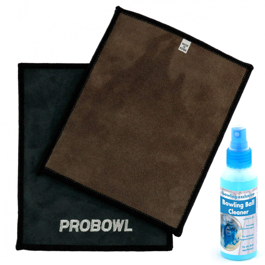 bowling-exclusive Pro Bowl Shammy Leather inkl Ball Cleaner
