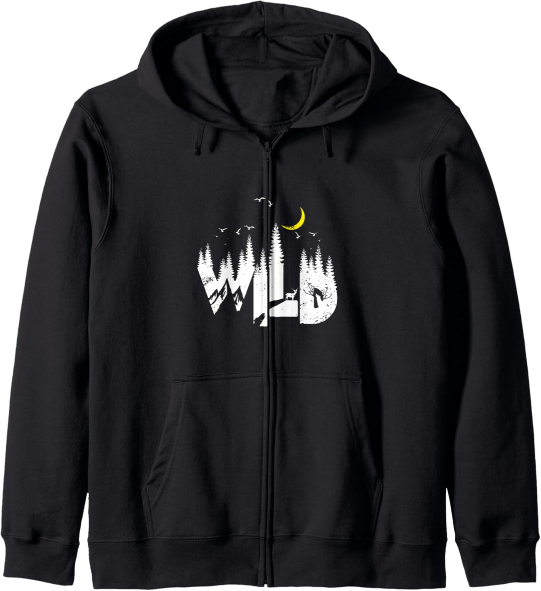 Wild Outdoor Family Camping Roughing It Wohnmobil Urlaub Kapuzenjacke
