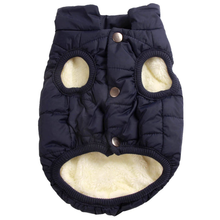 Mit Fleece gefütterte Hundejacke mit 2 Schichten von JoyDaog, sehr warm für den Winter und kaltes We