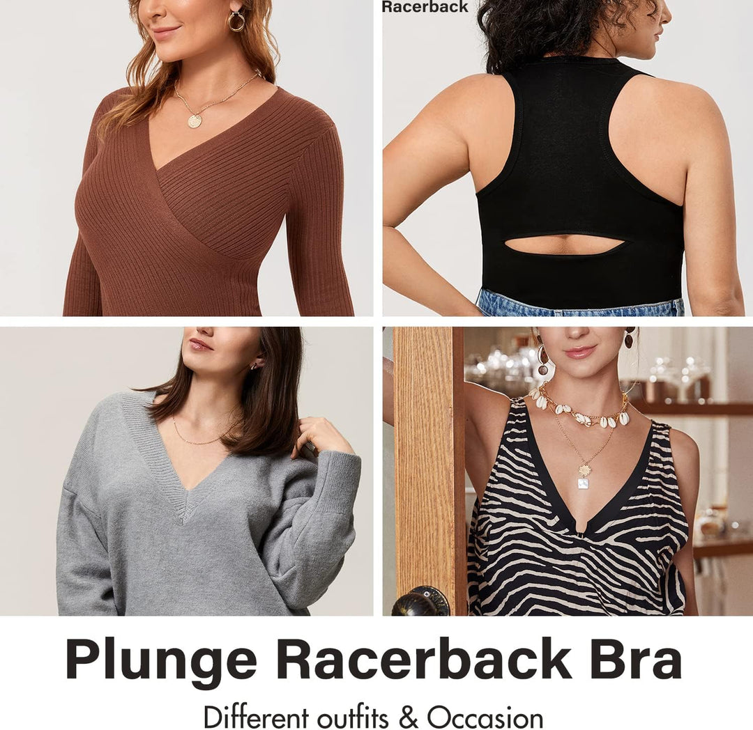 DELIMIRA Damen BH mit Vorderverschluss Seamless Bügel BHS Grosse Brüste Vollschalen Racerback Ungefü