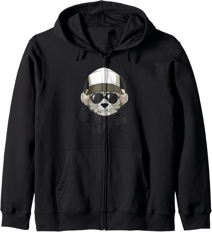 Coole Katze Kapuzenjacke