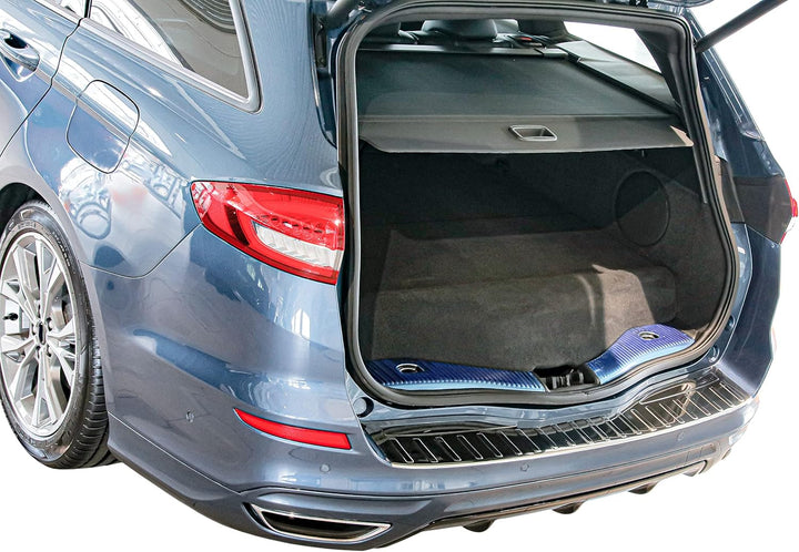 Ladekantenschutz Edelstahl CHROM kompatibel für FORD Mondeo V TURNIER | ab 2014 | premium Qualität v