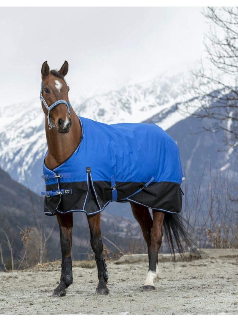 Equi-Theme EQUITHEME Decke Aisance 1200D ? 50 g ? Farben ? Blau/Schwarz ? Grösse Decke ? 5,9 Bleu/No