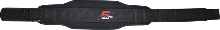 Gewichthebergürtel Neopren 14cm Mit Dual Widerstand für Kniebeugen S Schwarz, S Schwarz