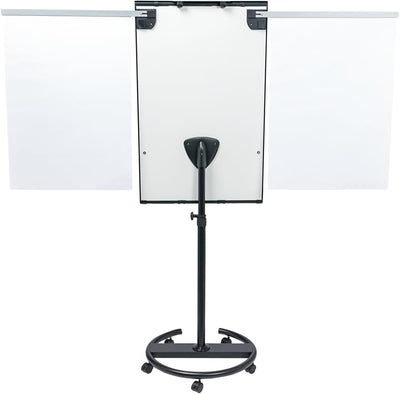 Legamaster 7-153600 Universal Flipchart Triangle Rundfuss, schwarz Flipchart Single, Flipchart Singl