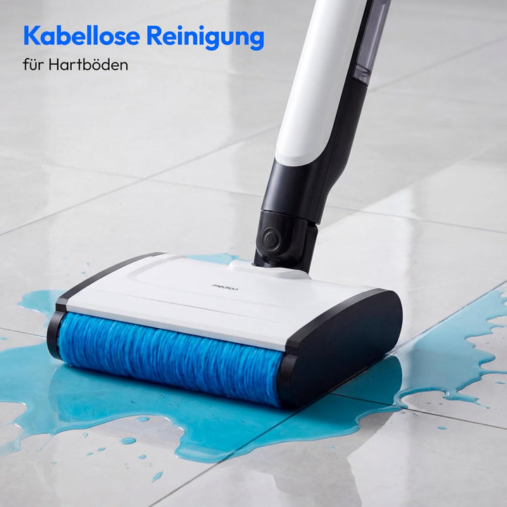 MEDION Bodenwischer H11 (elektrischer Wischmopp & Bodenreiniger, kabellose Bodenreinigung, getrennte