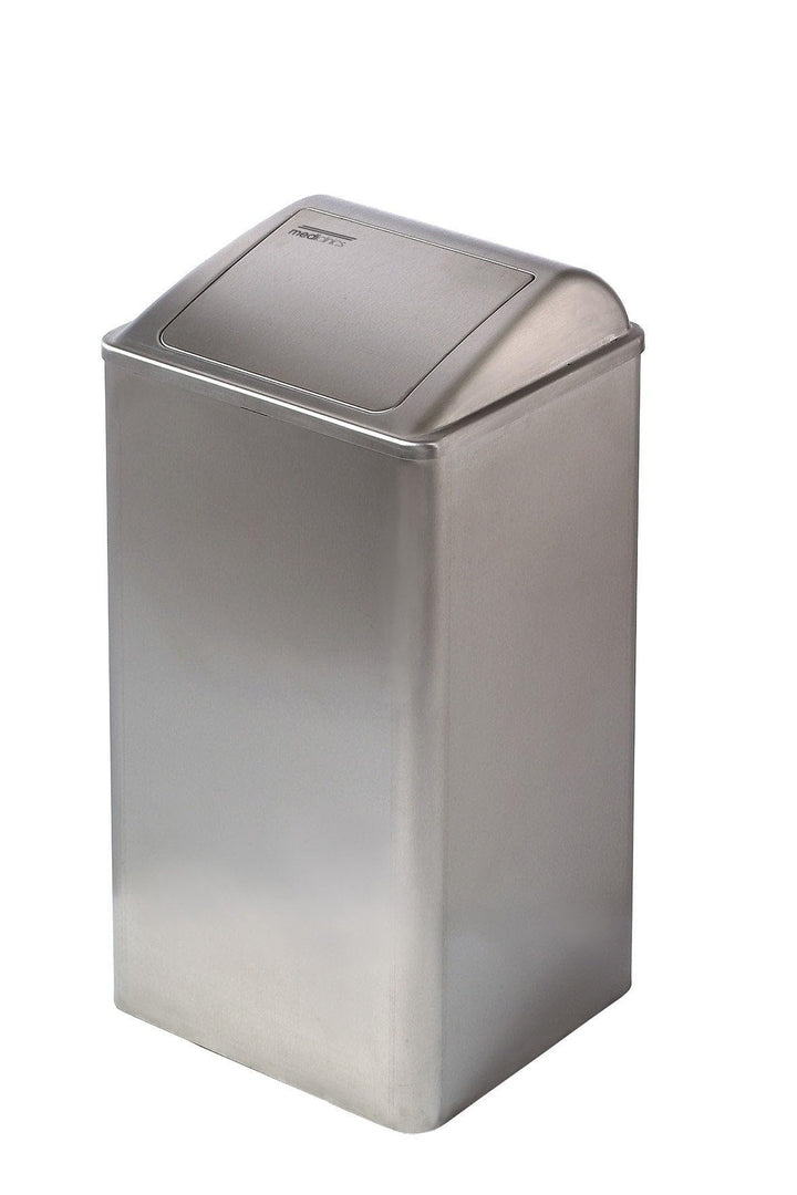 All Care 11062 Dutch Bins Mediclinics Edelstahl Geschlossen Abfallbehälter, 65 Liter, Edelstahl