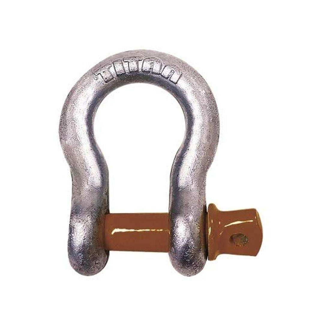 TITAN Bogen-Ankerbügel, feuerverzinkt, mit Schraubstift 5/8 - Inch, 3-1/2 Ton, 5/8 - Inch, 3-1/2 Ton