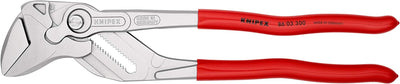 KNIPEX Zangenschlüssel, Multi-Schraubenschlüssel, Chrom-Vanadium, Rostschutz verchromt, 300 mm, 86 0