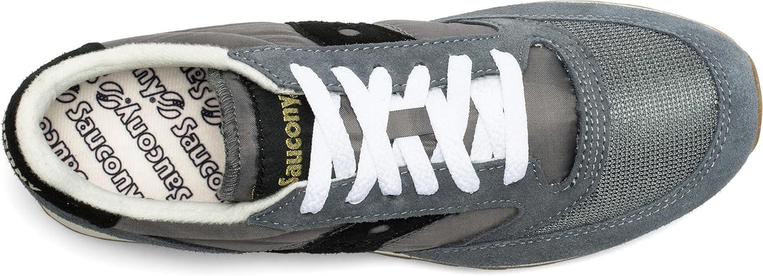 Saucony Jazz Original Vintage Herren Sportschuhe 35.5 EU Grey Black, 35.5 EU Grey Black