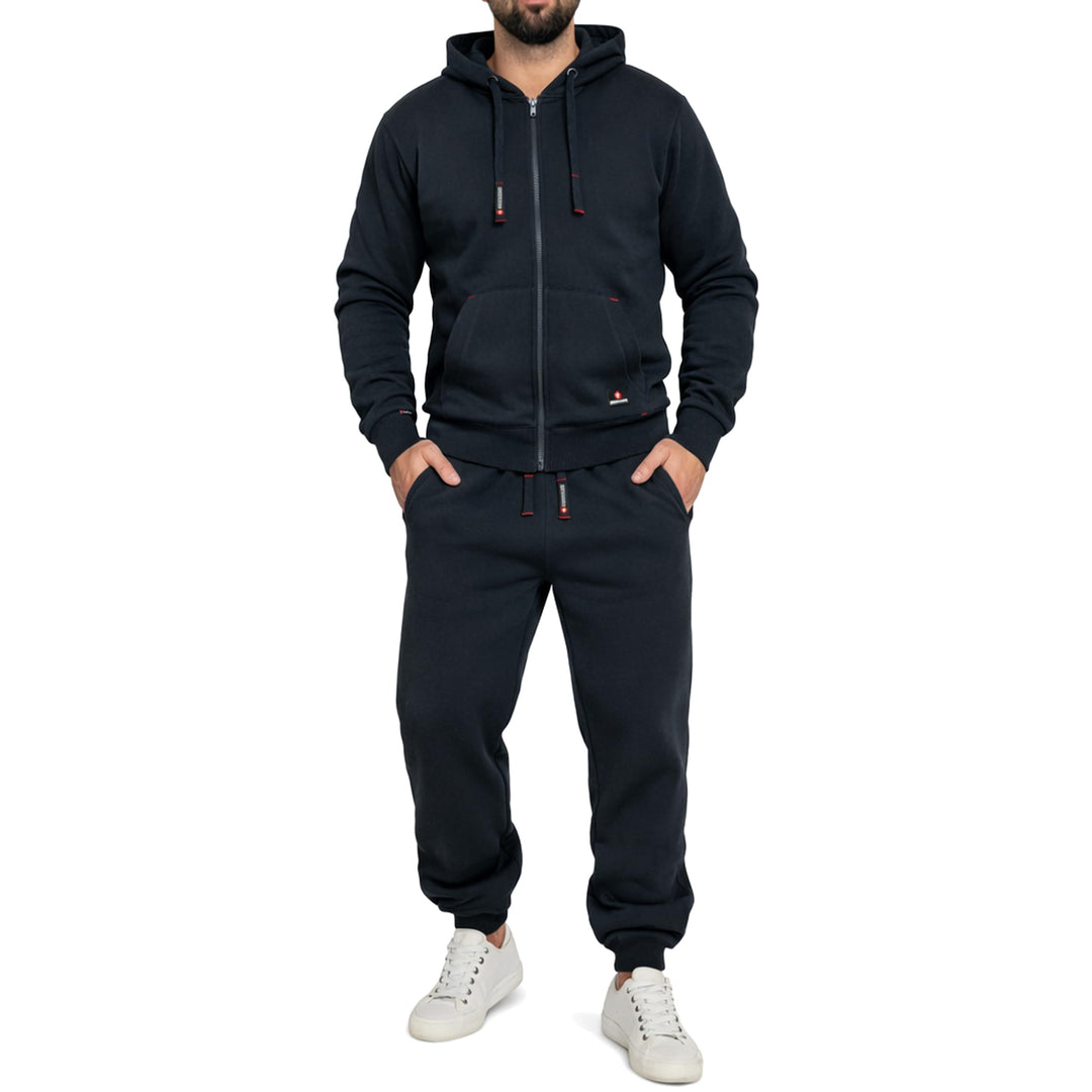 Höhenhorn Cozalp Herren Jogging Anzug Trainingsanzug Hausanzug 4XL Dunkelblau, 4XL Dunkelblau