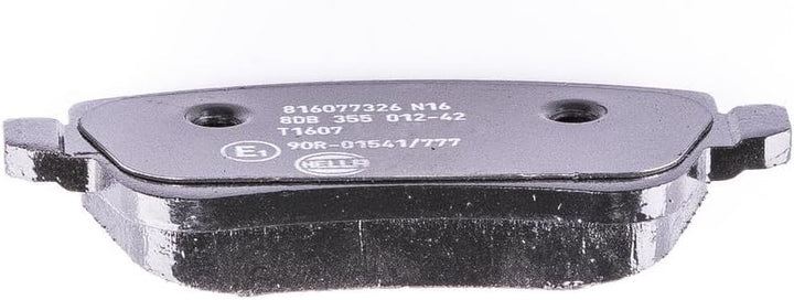 HELLA PAGID 8DB 355 012-421 Bremsbelagsatz - T1607 - Dicke/Stärke: 16.8mm - Bremssystem: Lucas - nic