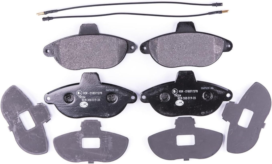 HELLA PAGID 8DB 355 019-251 Bremsbelagsatz - T9054 - Dicke/Stärke: 18.6mm - Bremssystem: Bendix - mi