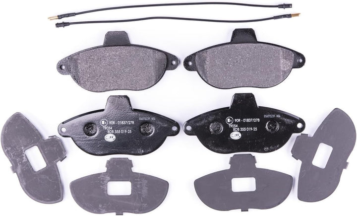 HELLA PAGID 8DB 355 019-251 Bremsbelagsatz - T9054 - Dicke/Stärke: 18.6mm - Bremssystem: Bendix - mi
