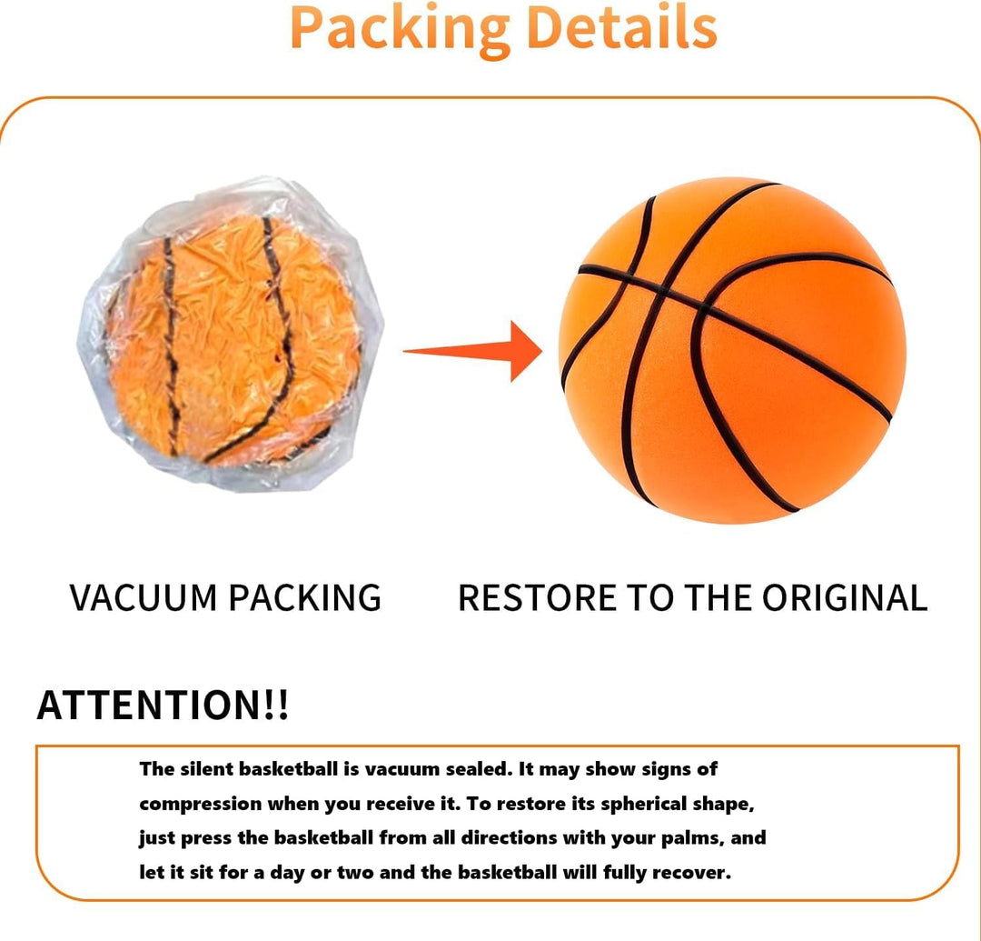 Silent Basketball,2025 Upgraded Version Dribbling Indoor,Lightweight Training Ball für Kinder und Er