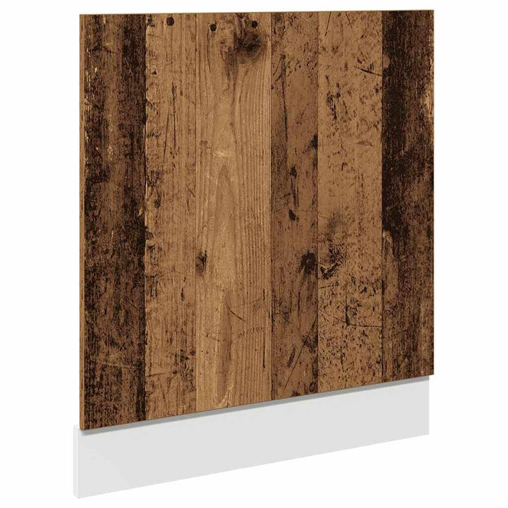 vidaXL Geschirrspülerblende Altholz-Optik 60x1,5x67 cm Holzwerkstoff, Blende, Frontblende, Geschirrs