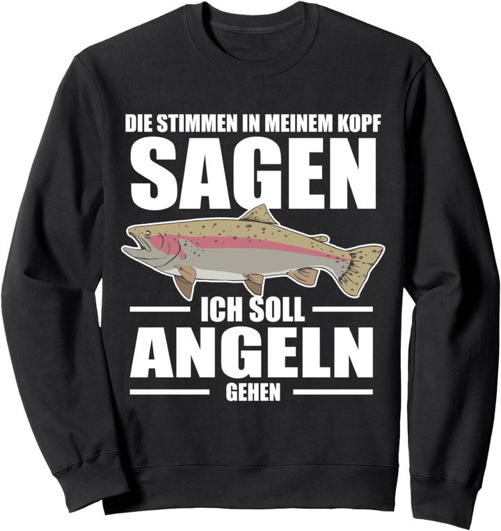 Angel für Angler Geschenk für Fischer Geschenkidee Sweatshirt