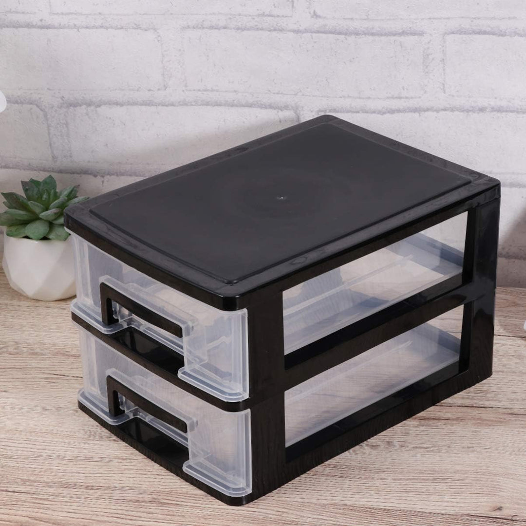 BESPORTBLE Doppelschicht Lagerregal Organizer Möbel Schrank Lagerschrank Kunststoff Schublade Typ Mu