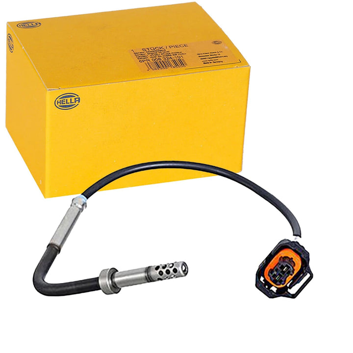 HELLA 6PT 010 376-421 Sensor, Abgastemperatur - 2-polig - geschraubt - Kabel: 180mm