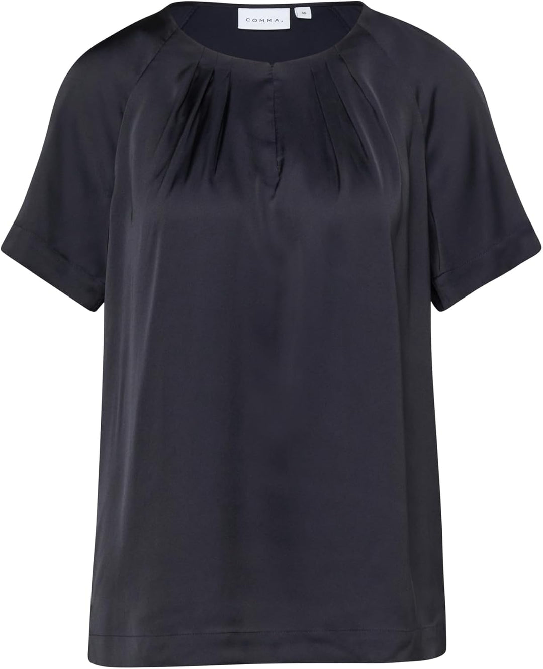 COMMA Feminine Baumwollbluse 34 5976_navy, 34 5976_navy