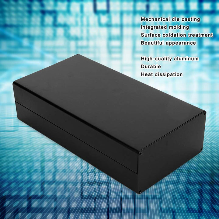 PCB Aluminiumgehäuse Stromanschlusskasten Elektronische Projektbox zur Ableitung von Wärme Instrumen