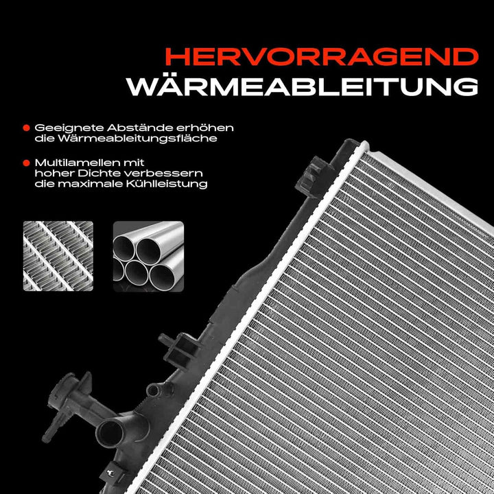 Frankberg Kühler Wasserkühler Motorkühler Automatikgetriebe Kompatibel mit Mirage/Space Star Schrägh