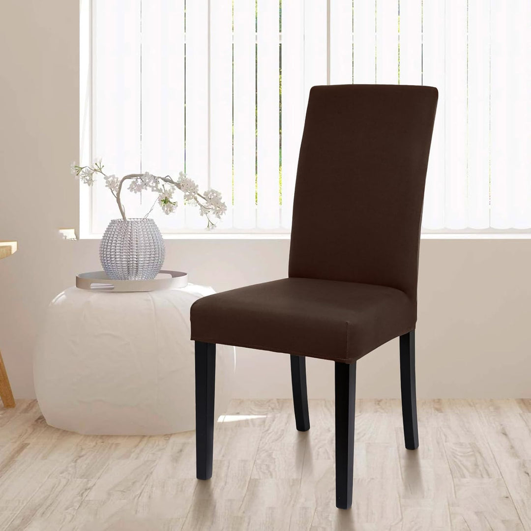 Yugarlibi Stuhlhussen 4er Set Stretch Stuhlhussen Schwingstuhl Elastische Hussen Stuhlbezug Abnehmba