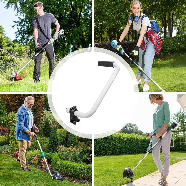 Trimmergriff, Rasentrimmer-Griff aus Aluminium, Ergonomischer Griff für Rasenmäher, Trimmer-Griffver