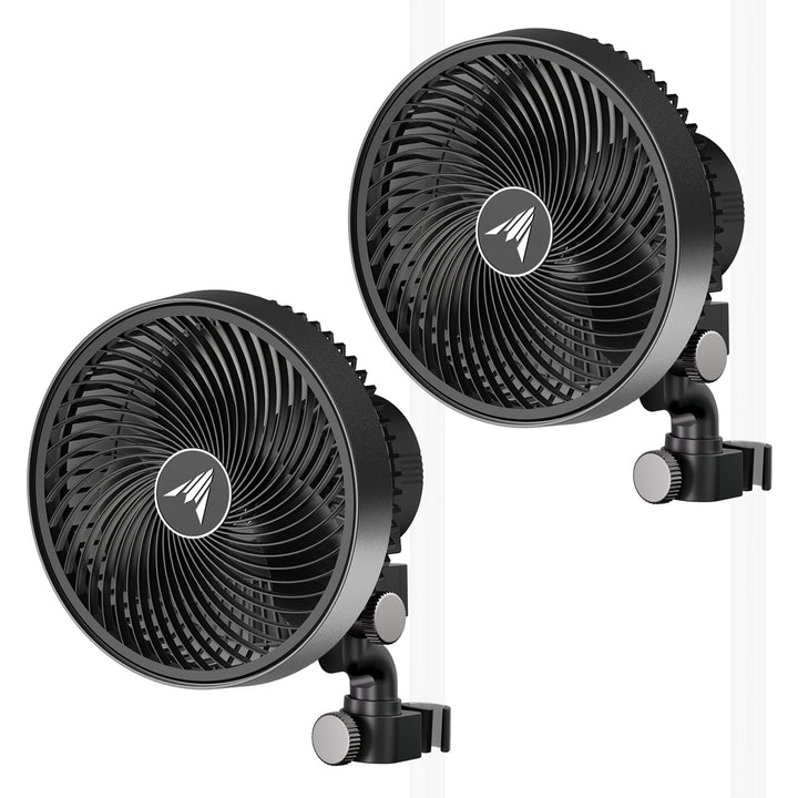 AC Infinity CLOUDRAY S9 (2er-Pack) – Clip-Ventilator 230mm für Grow Zelte, mit langlebigem EC-Motor,