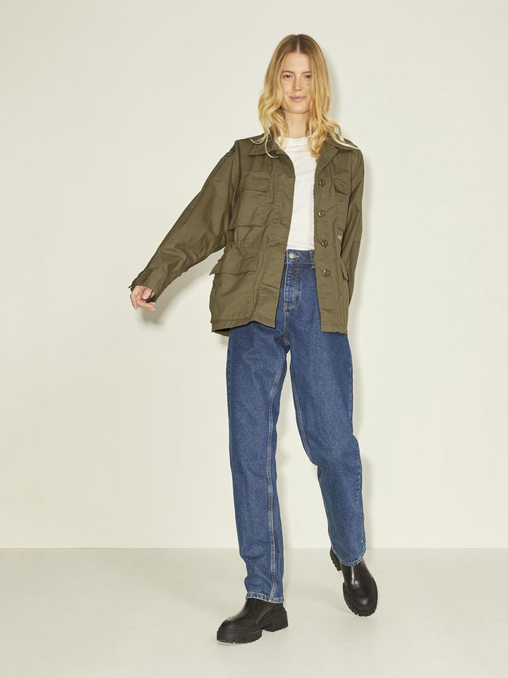 JACK & JONES Damen Jjxx Jxevie Field Sn Jacket S Burnt Olive, S Burnt Olive