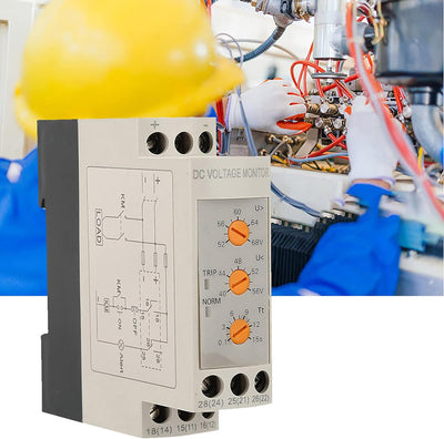 Tyenaza Überspannungs-Unterspannungsschutz - DC 12V/24V/36V/48V Überspannungs- und Unterspannungssch