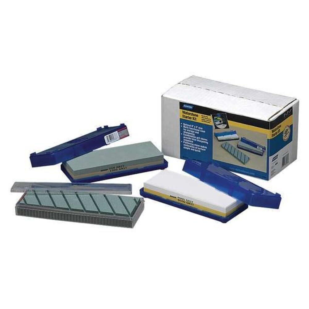Norton Abrasives 87943 Wasserstein-Starter-Set, 220/1000 und 4000/8000 Kombinationskörnungen, grobe