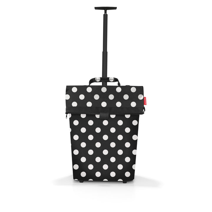 Reisenthel Trolley M Einkaufstrolley Einkaufsroller Einkaufskorb mit Rollen NT, Farbe:Dots White, Do