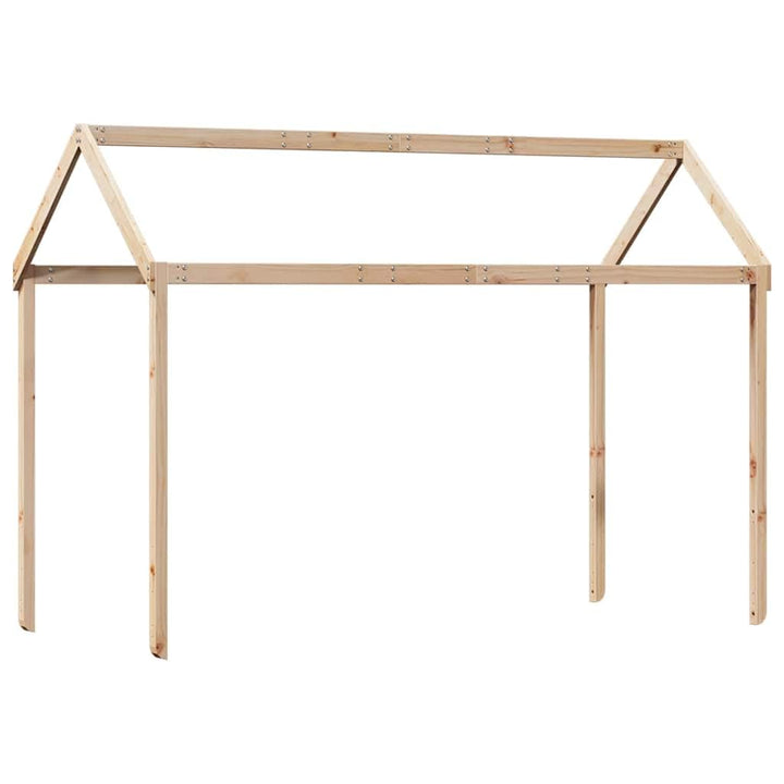 vidaXL Dach für Kinderbett 217x85,5x154 cm Massivholz Kiefer