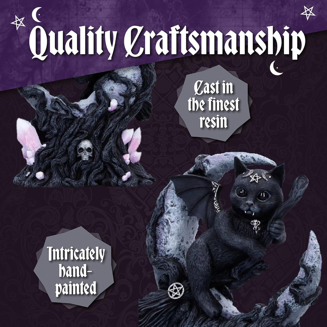 Nemesis Now Cult Cuties Malpuss Ewiger Kalender – handbemalter Gothic-Hexerei-Schreibtischkalender a