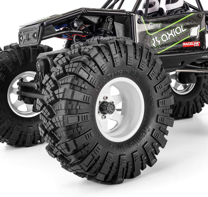 INJORA 1.9 Schlamm Reifen Sat Offset -8.9mm Beadlock Felge für 1/10 RC Crawler Auto Axial SCX10 9004