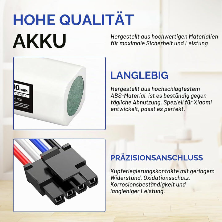 Ersatzakku für Dreame &amp; Xiaomi Saugroboter – Kompatibel mit D9 Pro, D9 Max, L10s Ultra, D10 Serie, L