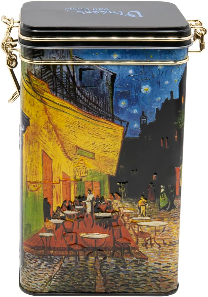 Fridolin 19403 - Vorratsdose/Kaffeedose aus Metall mit Bügelverschluss, Volumen ca. 1,4 Liter - Van