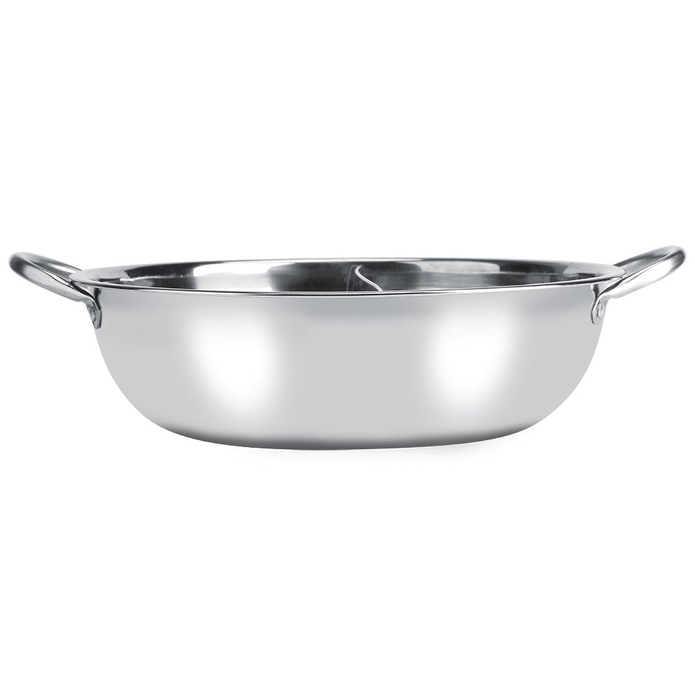 Hot Pot Kochtopf, Induktionskocher, mit Fondue, 27 cm/29 cm/31 cm, zwei heisse Aromen, Edelstahl, di
