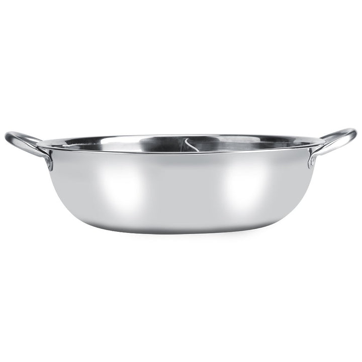 Hot Pot Kochtopf, Induktionskocher, mit Fondue, 27 cm/29 cm/31 cm, zwei heisse Aromen, Edelstahl, di
