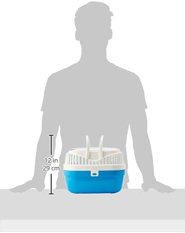 Ferplast Transportbox für Hamster und andere kleine Nagetiere Aladino Medium Reisekäfig für Hamster,